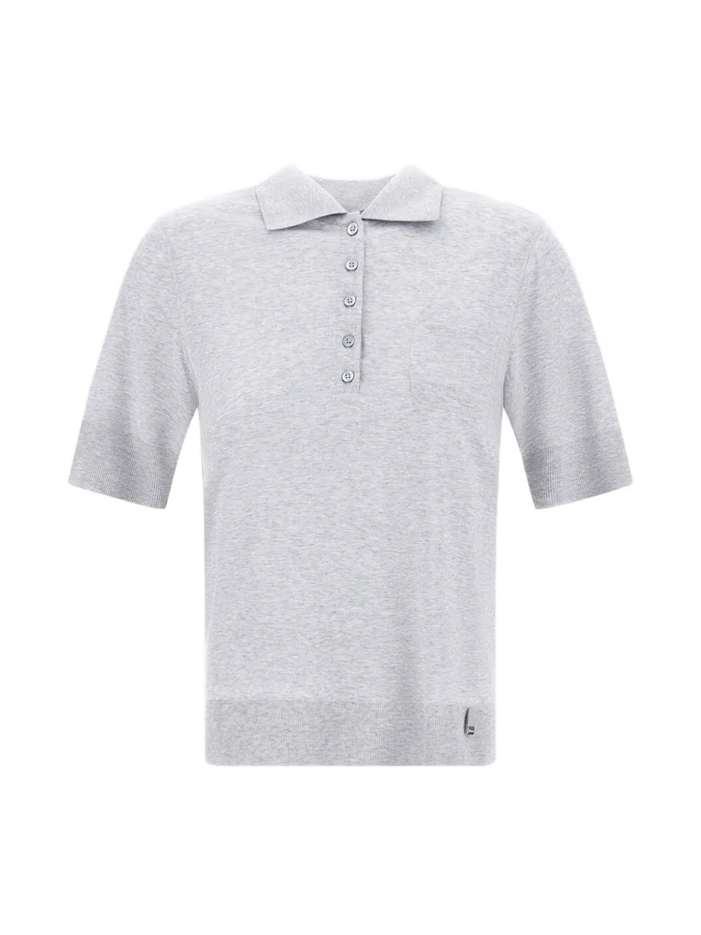 Herno knit polo shirt - Grau