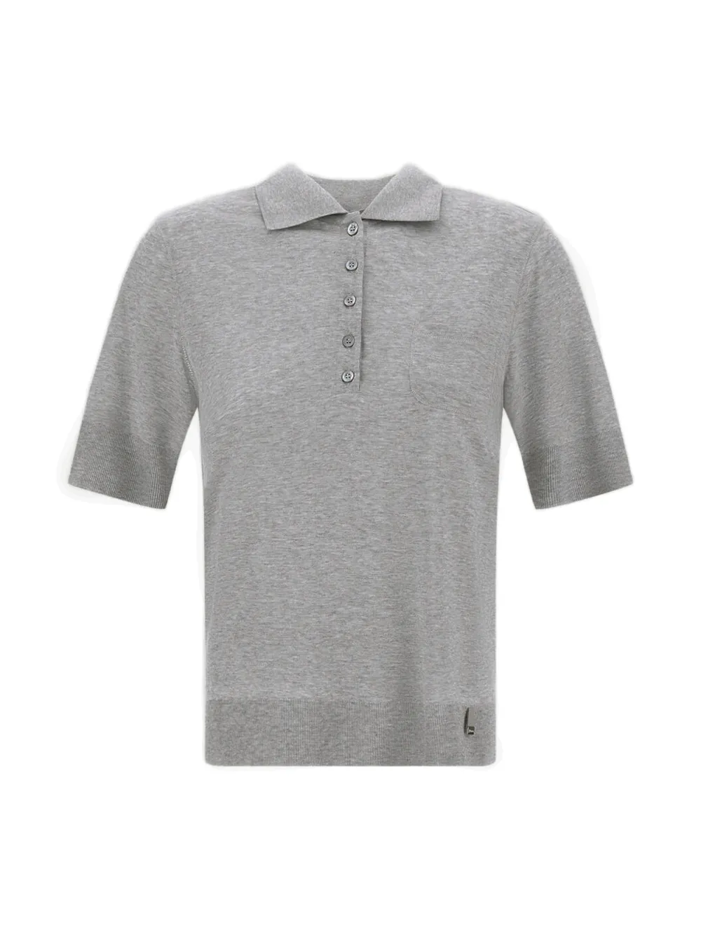 Herno knit polo shirt - Grigio