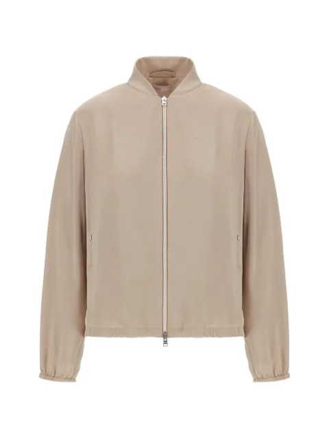 Herno zip-fastening bomber jacket