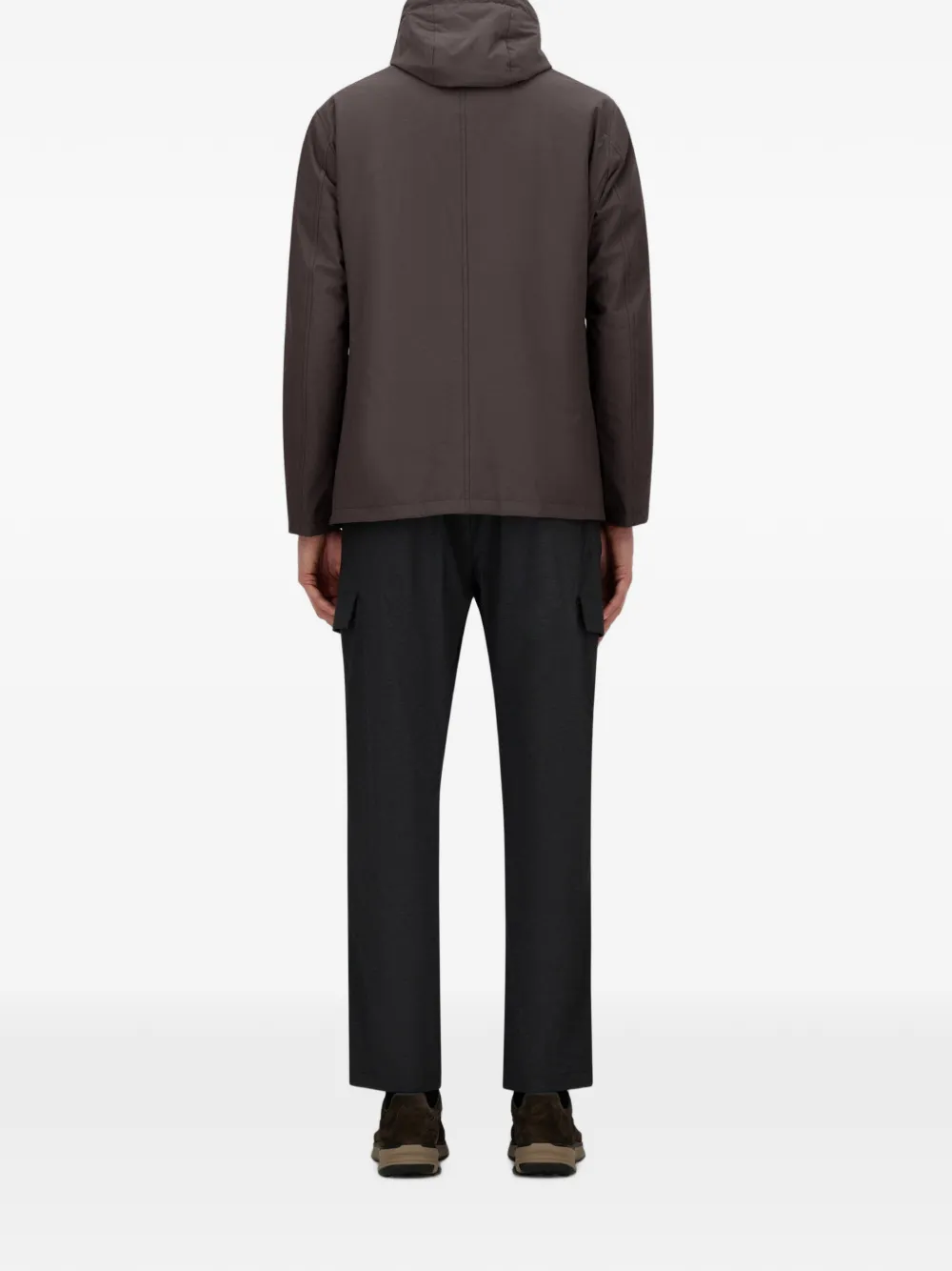 Herno Blazer met enkele rij knopen Bruin