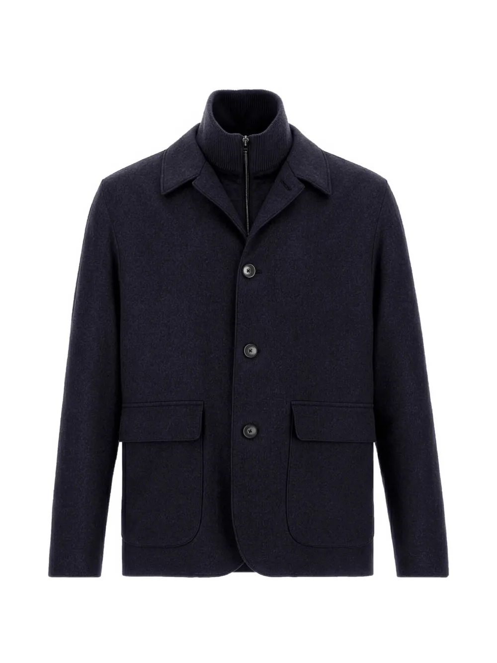Herno Single-breasted Blazer In Blue