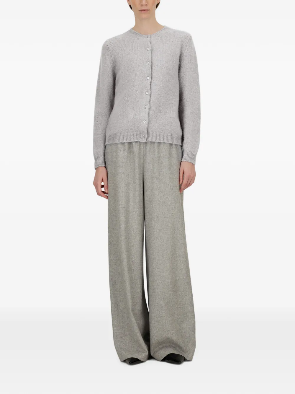 Herno Vest met ronde hals Grijs