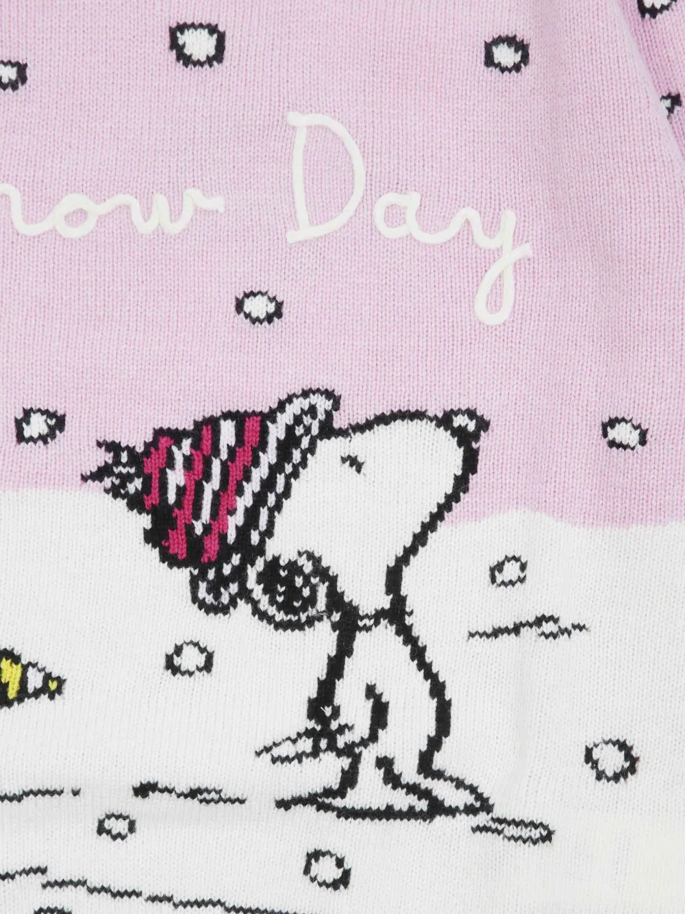 MC2 Saint Barth Kids x Peanuts Princess intarsia-knit sweater Roze