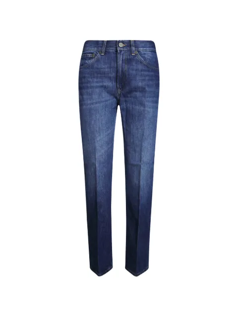 DONDUP logo-plaque straight-leg jeans