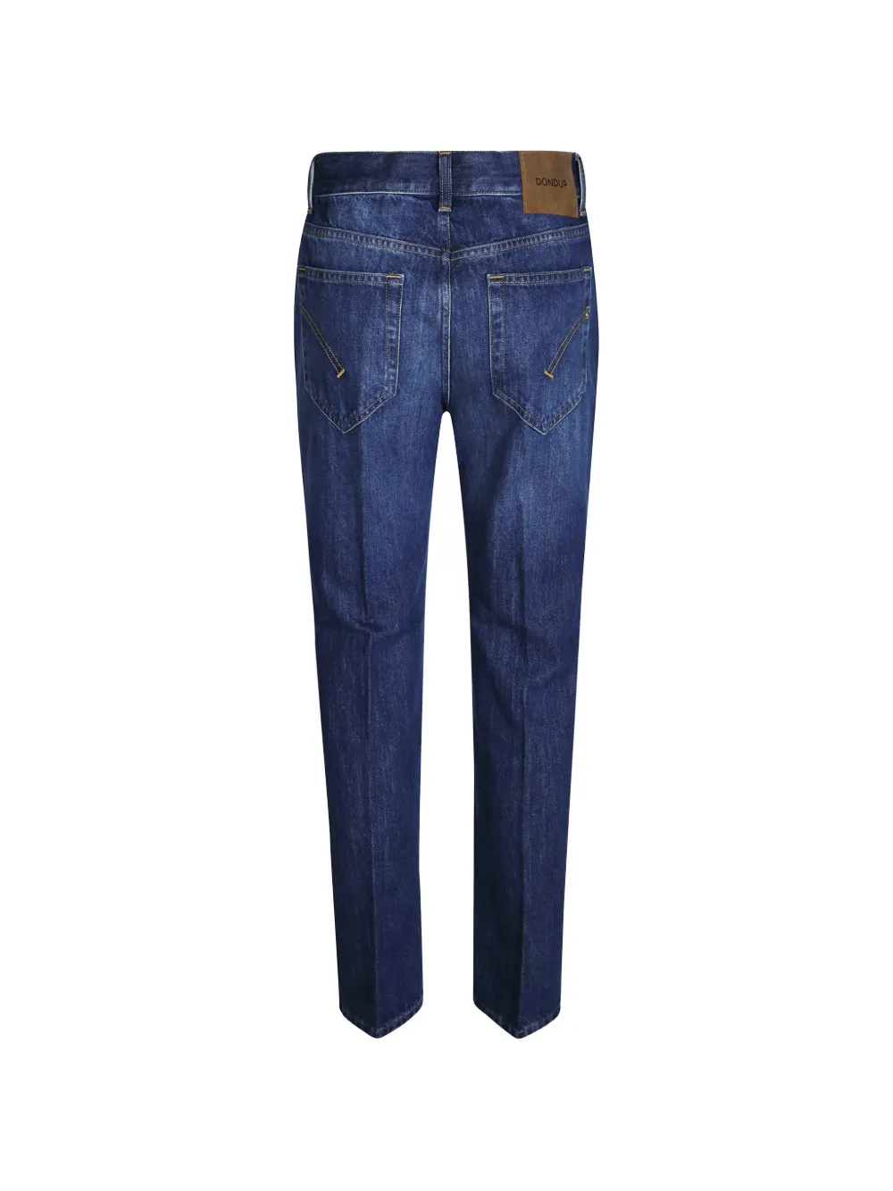 DONDUP Dafne straight jeans met vervaagd effect Blauw