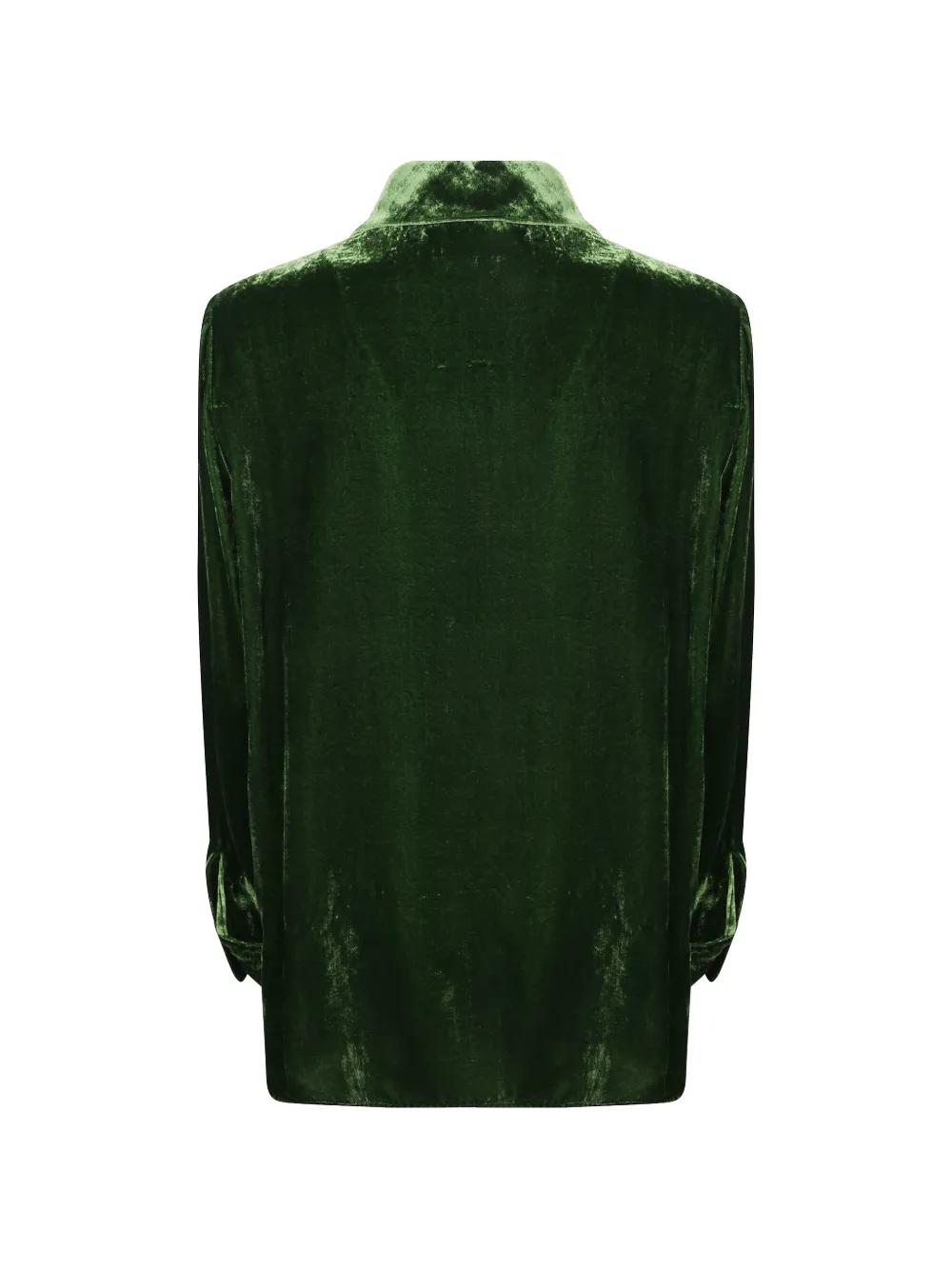 P.A.R.O.S.H. Fluwelen blouse Groen
