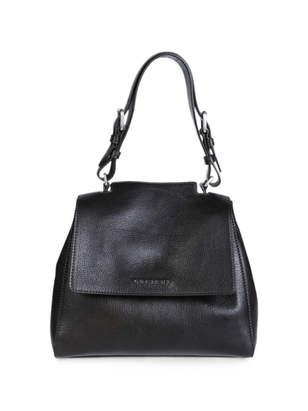 Orciani Sveva grain-leather tote bag - Nero
