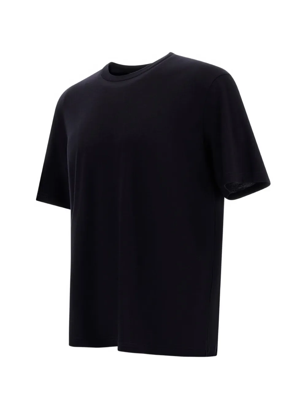 Herno Wollen T-shirt Blauw