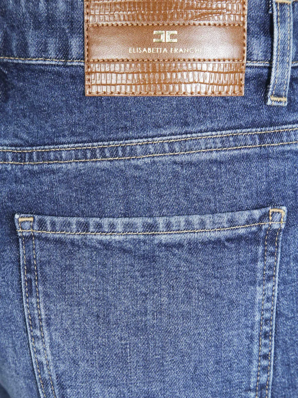 Elisabetta Franchi Straight jeans Blauw