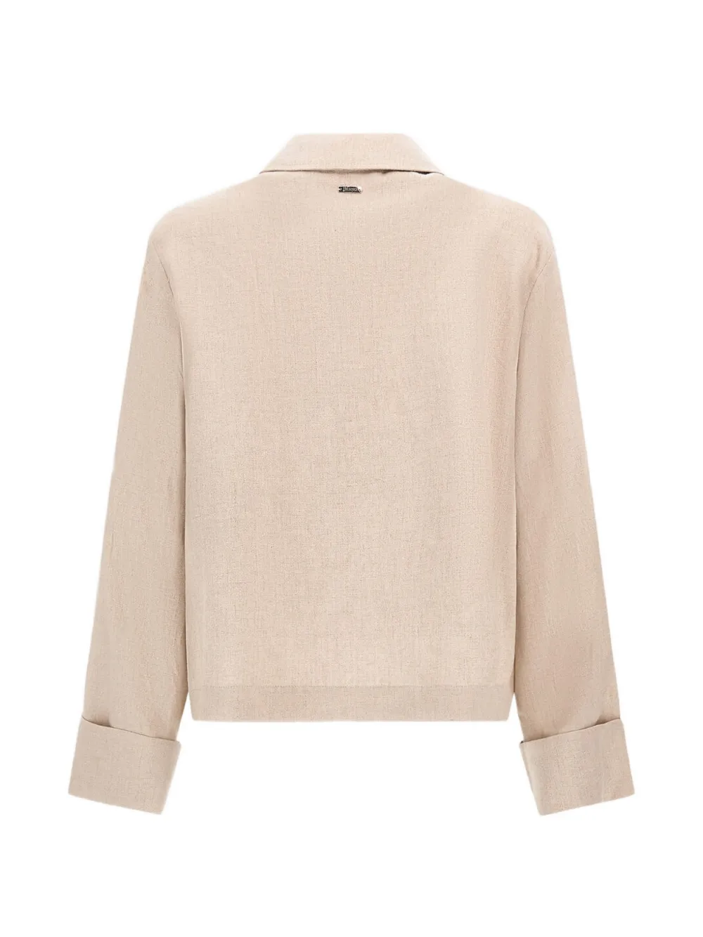 Herno Linnen jack met vervaagd effect Beige