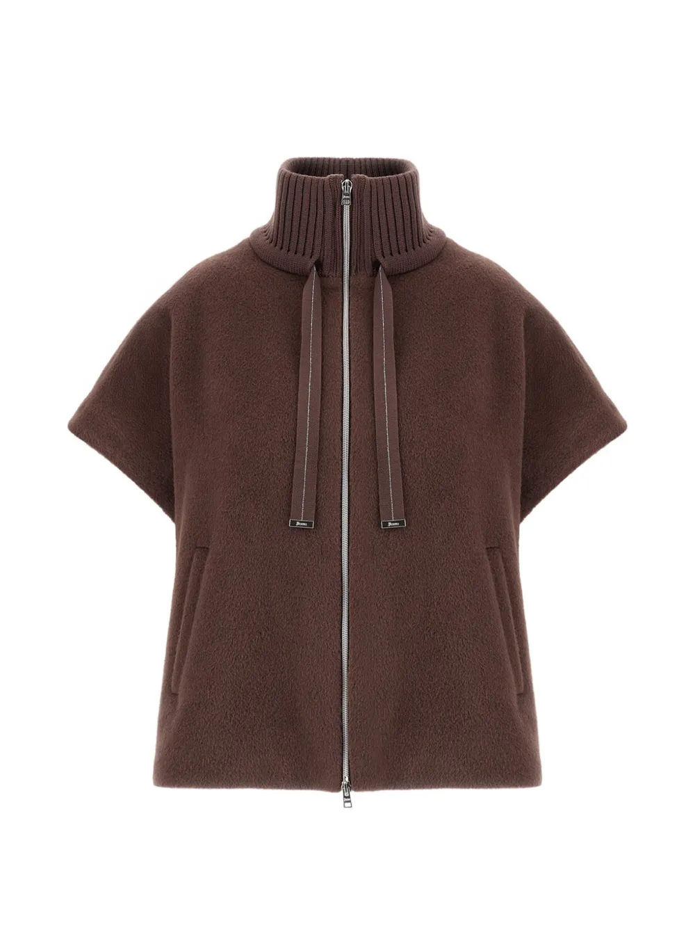 Herno short-sleeved jacket - Marrone