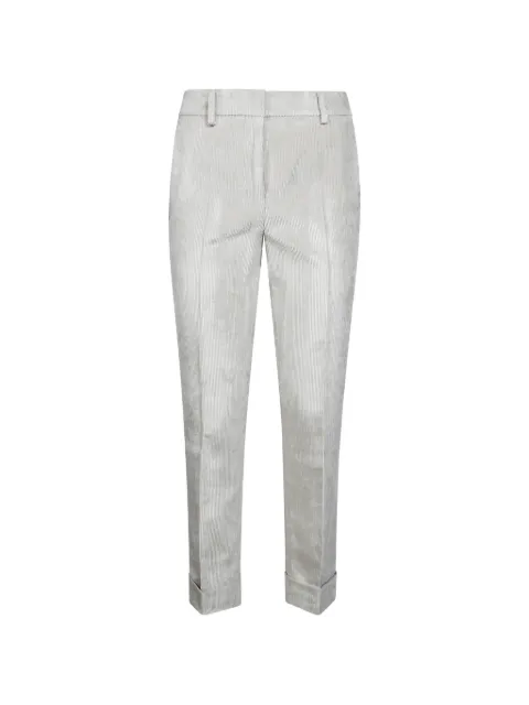 Incotex corduroy turn-up trousers