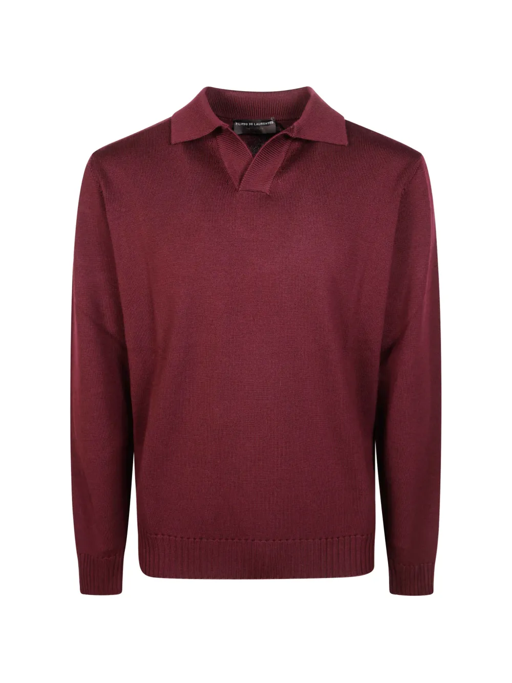 Filippo De Laurentiis knitted long-sleeve sweater - Rouge Filippo De Laurentiis knitted long-sleeve sweater - Rouge