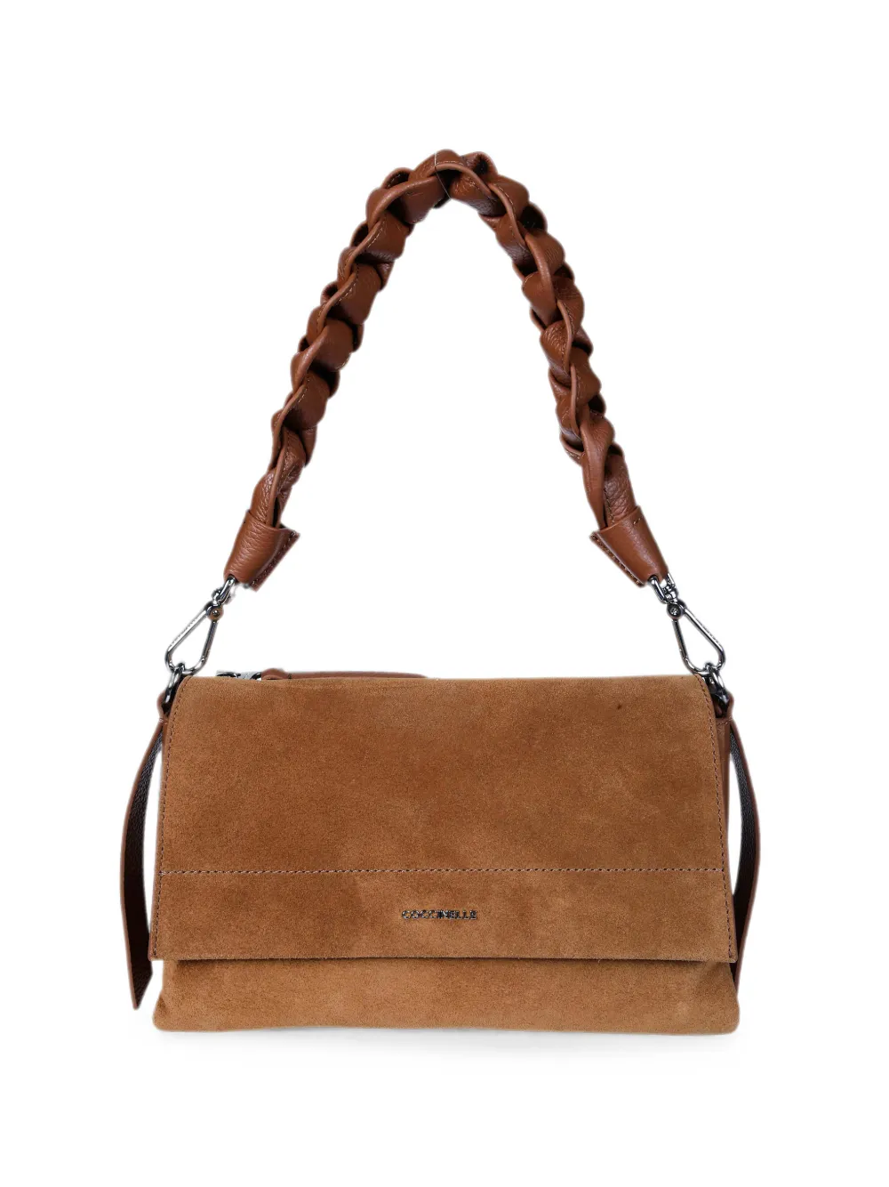 Coccinelle Boheme suede shoulder bag - Braun