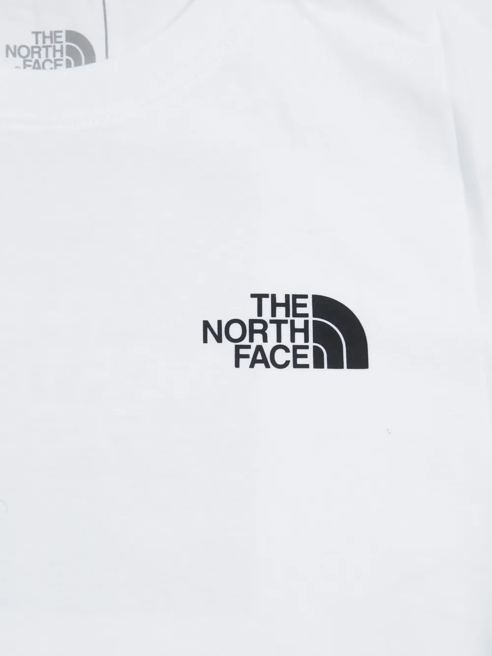 The North Face Kids Evolution Box NSE katoenen T-shirt Wit