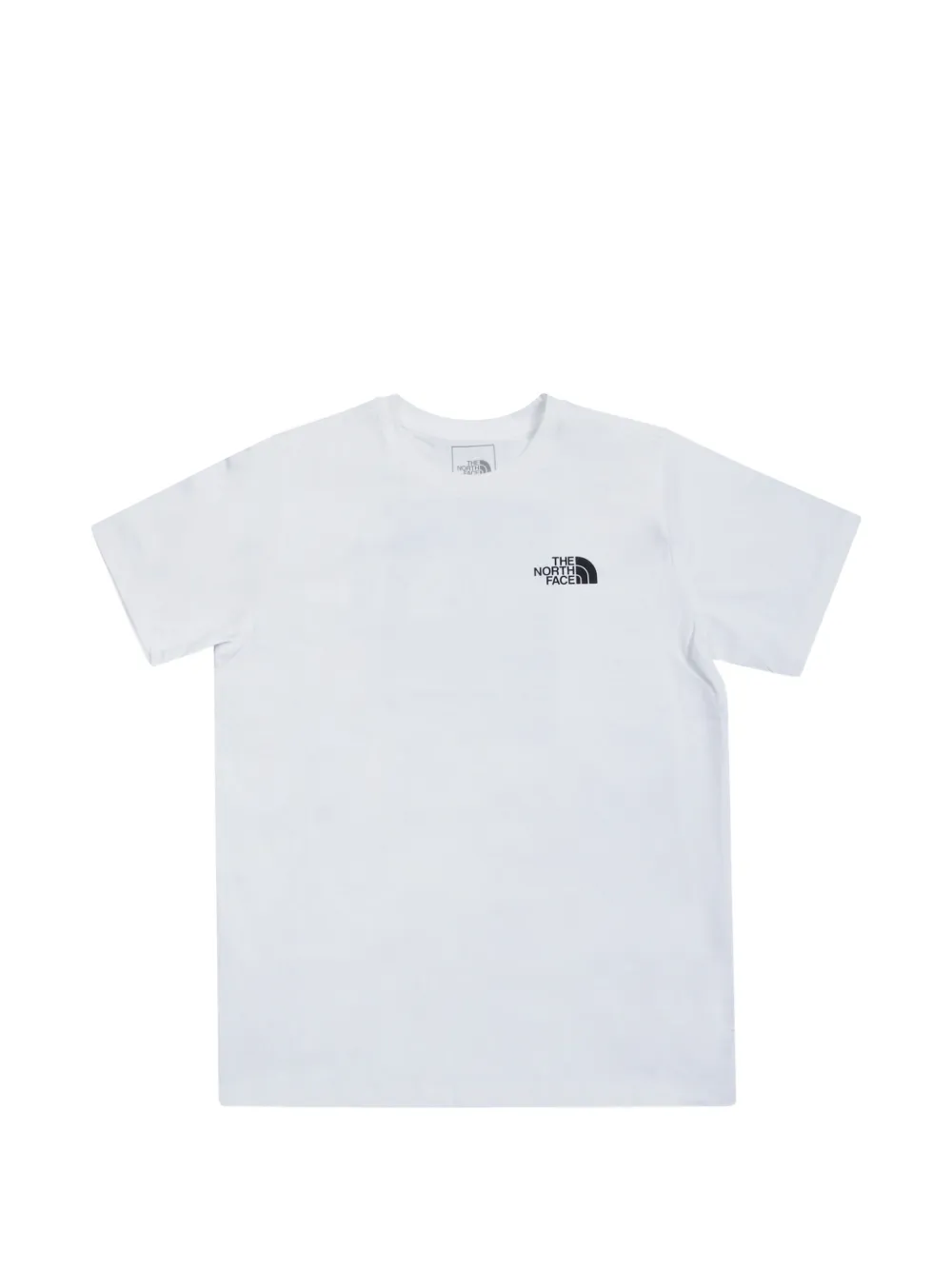 The North Face Kids Evolution Box NSE katoenen T-shirt Wit