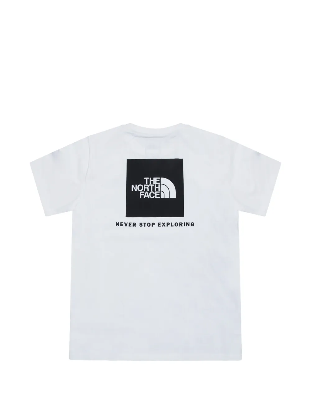 The North Face Kids Evolution Box NSE katoenen T-shirt Wit