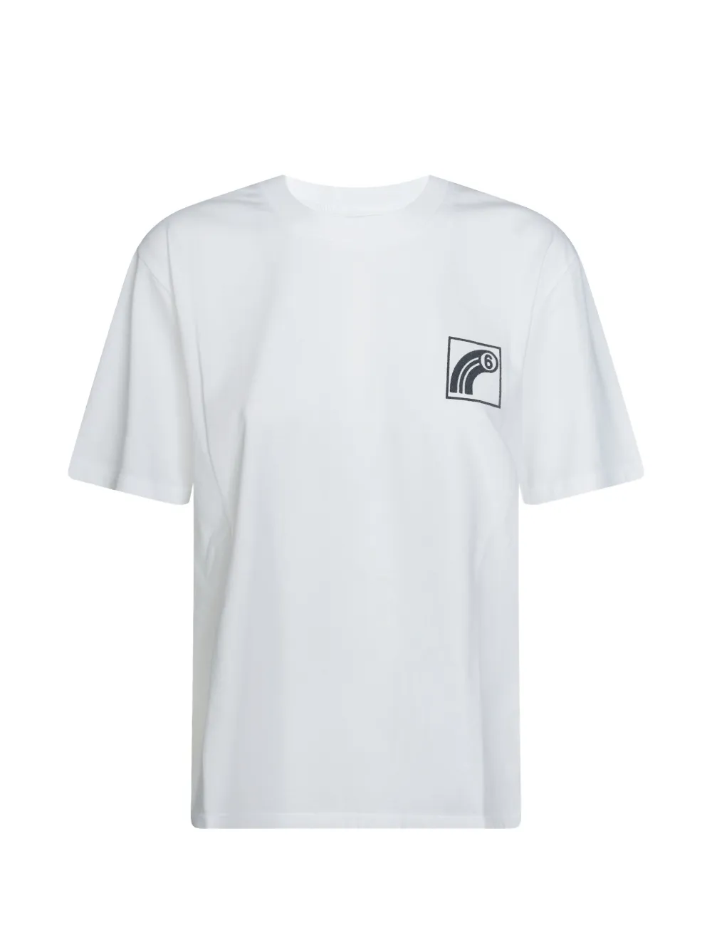 MM6 Maison Margiela graphic-print T-shirt - Weiß