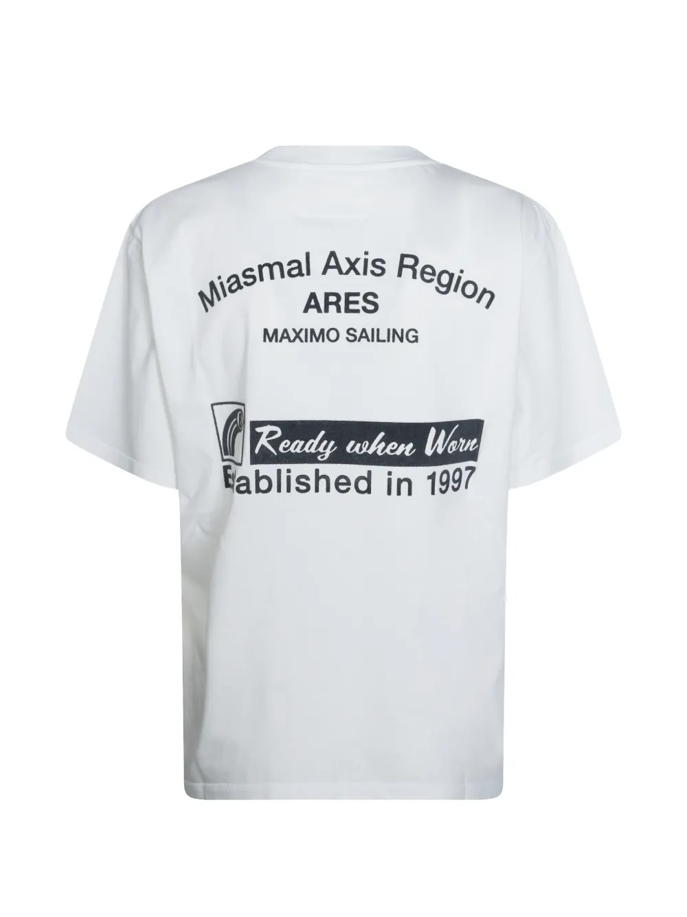 MM6 Maison Margiela T-shirt met grafische print Wit