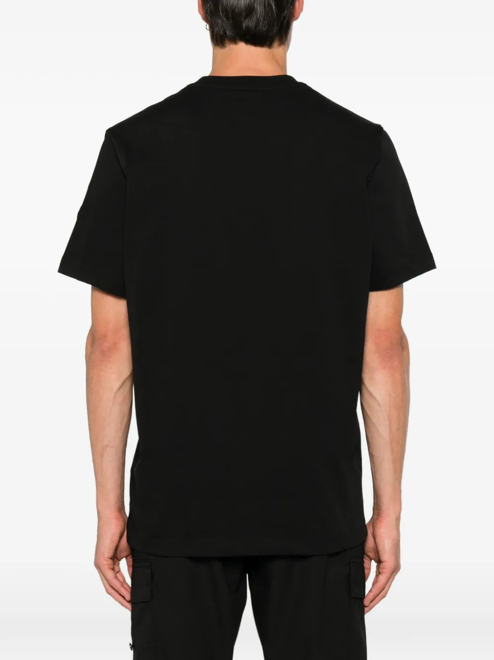 Moncler T-shirt met geborduurd logo Zwart