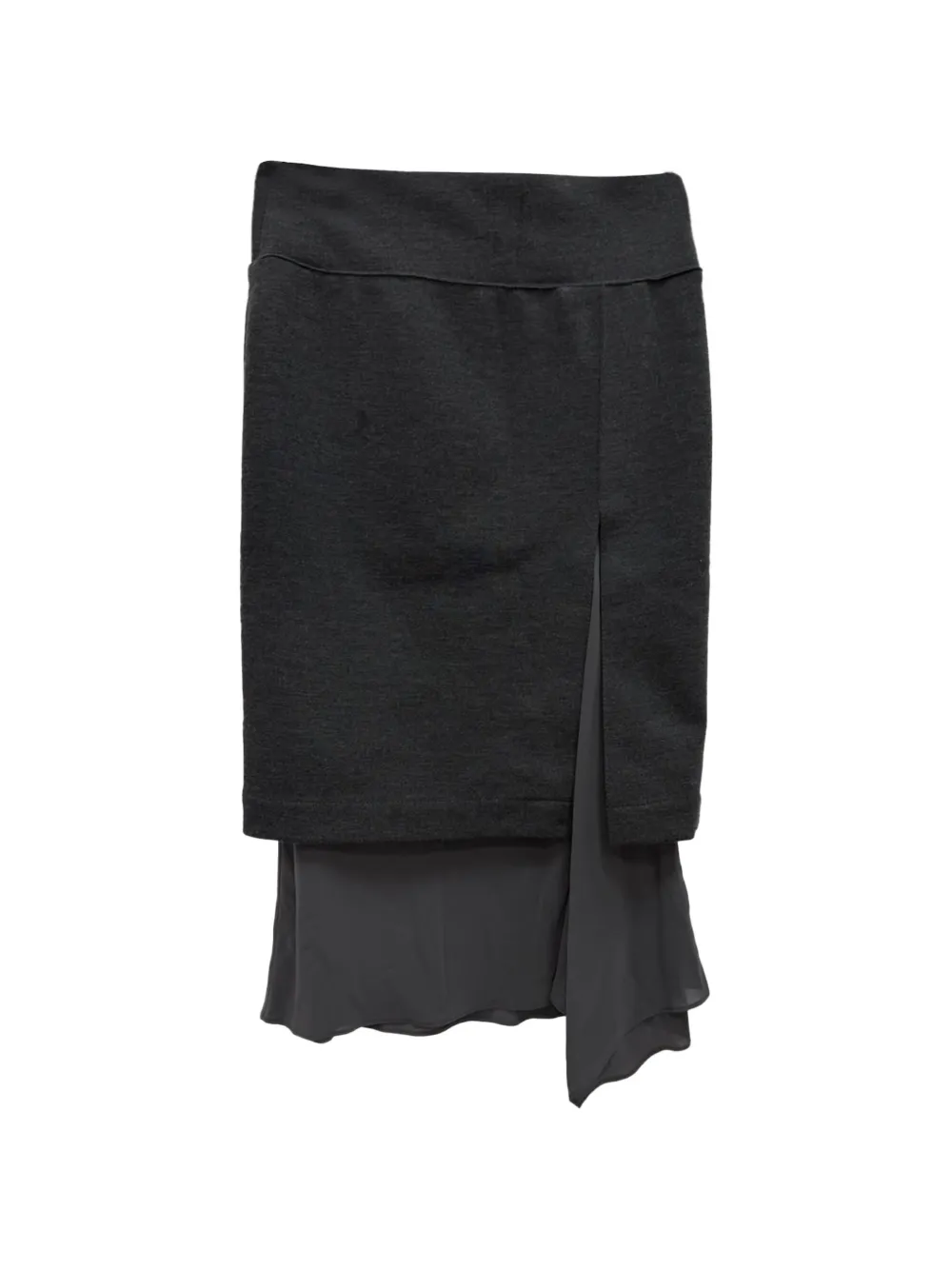 Brunello Cucinelli Vintage 2010s grey pencil skirt - Grigio