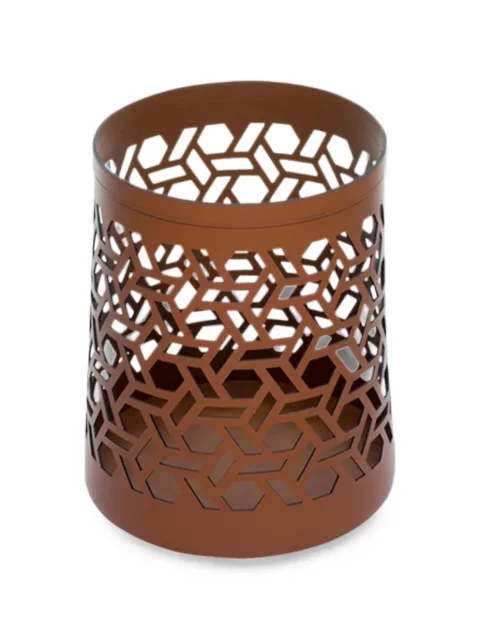 RUDI cut-out geometric-pattern basket