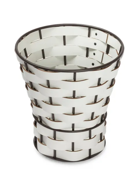 RUDI woven-design waste basket