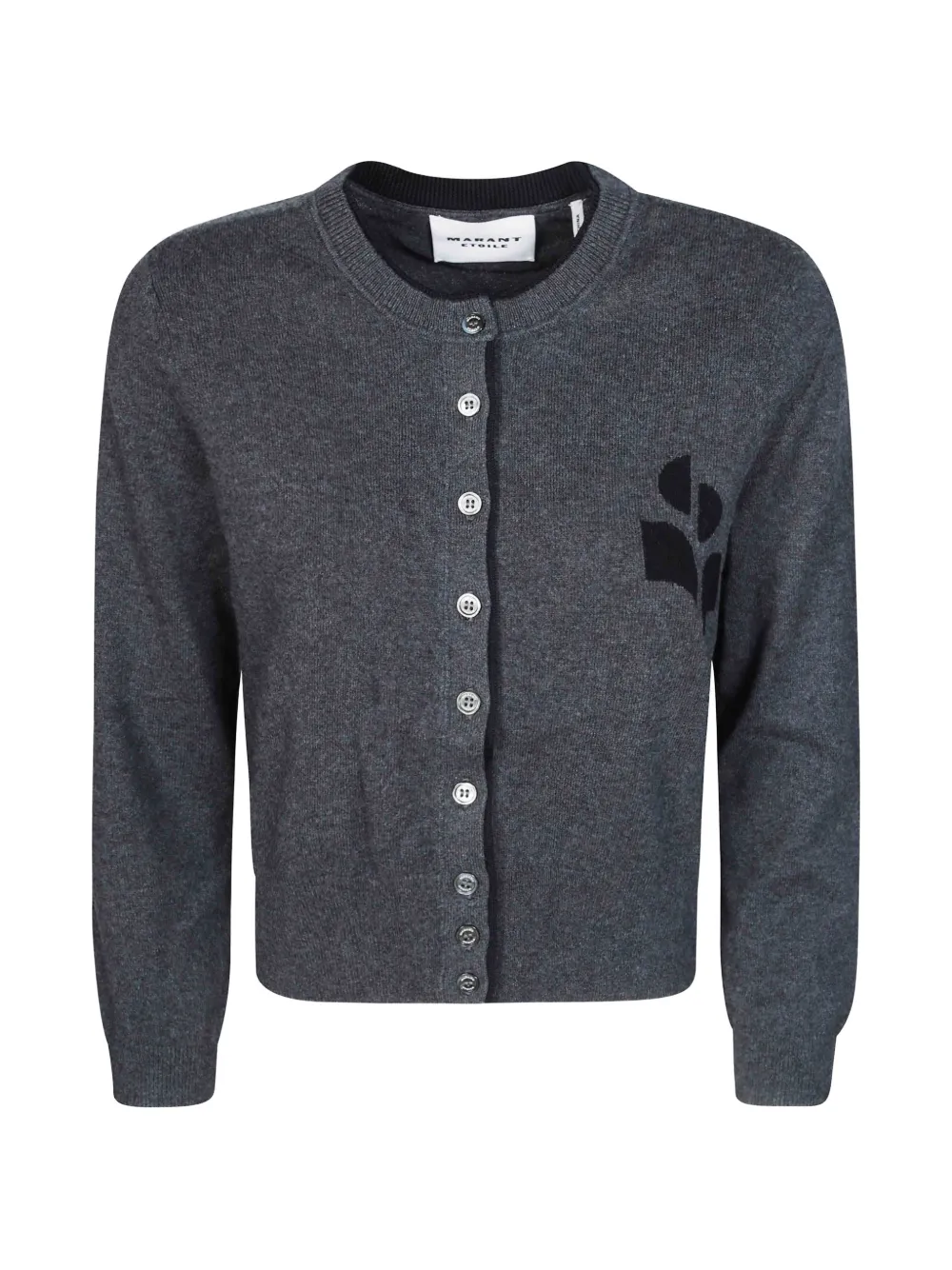 ISABEL MARANT Lona logo cardigan - Grau