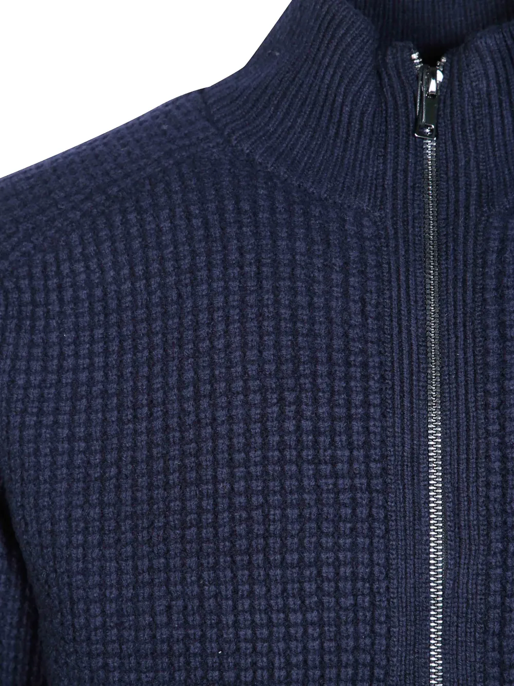 Altea Vest met wafelpatroon Blauw