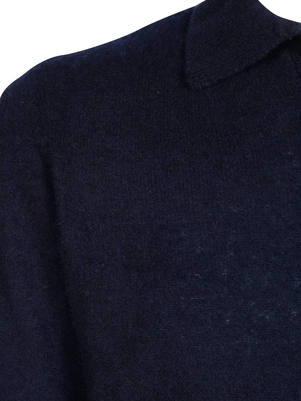 Altea Trui met open kraag Blauw