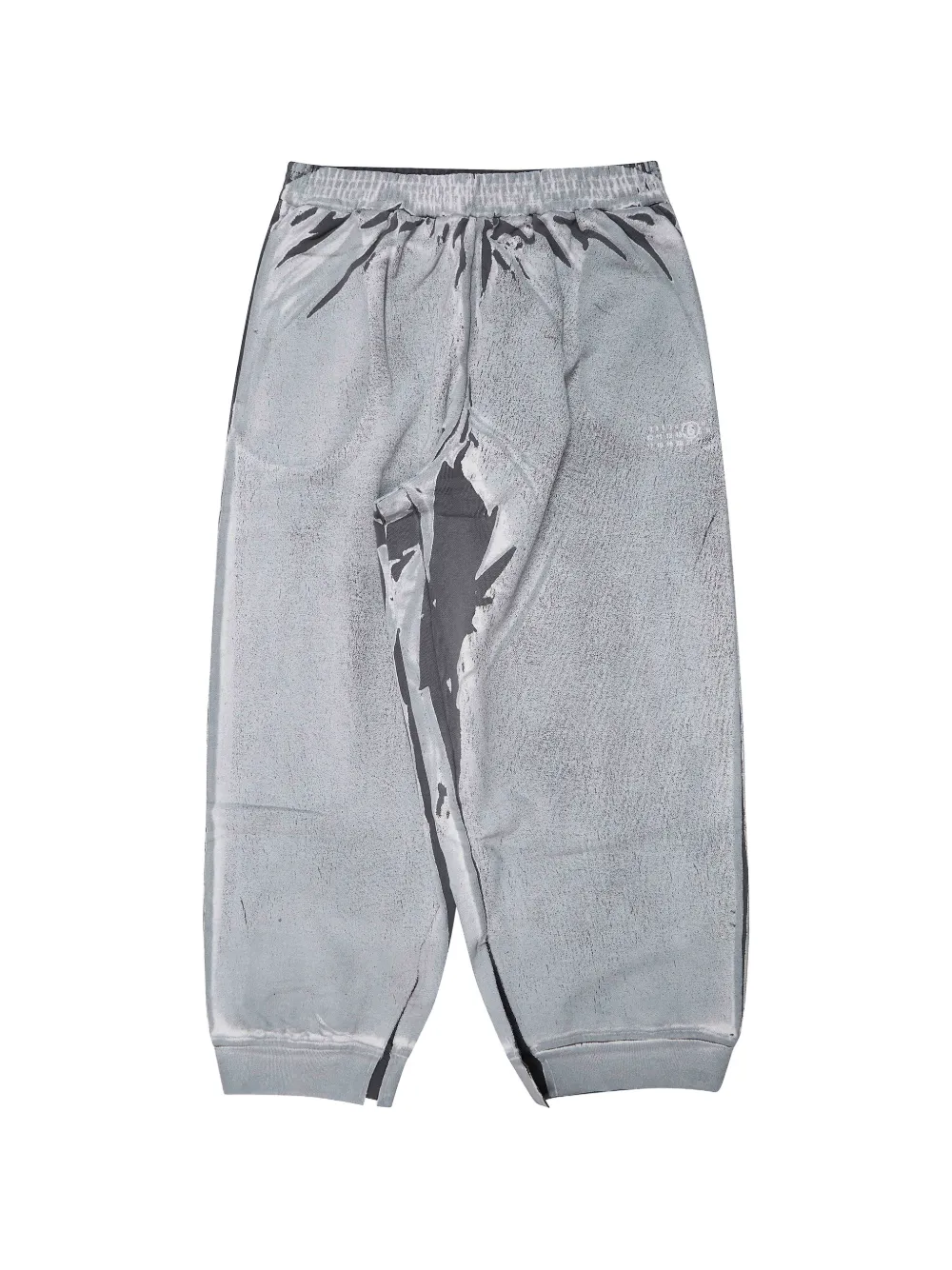 MM6 Maison Margiela Kids logo-print track pants - Grigio