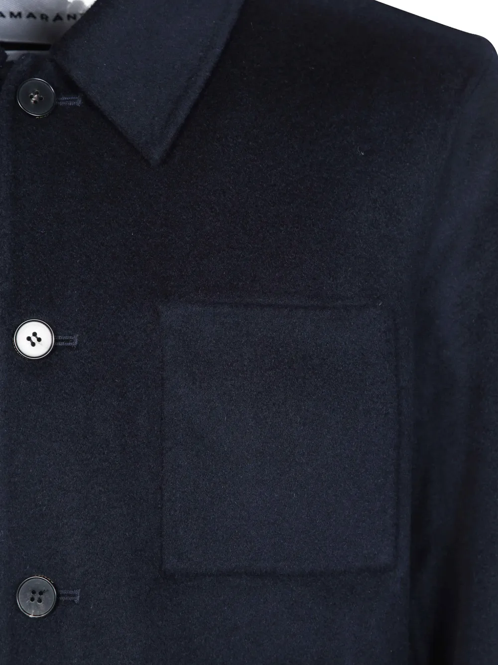 AMARÁNTO Button-up shirtjack Blauw