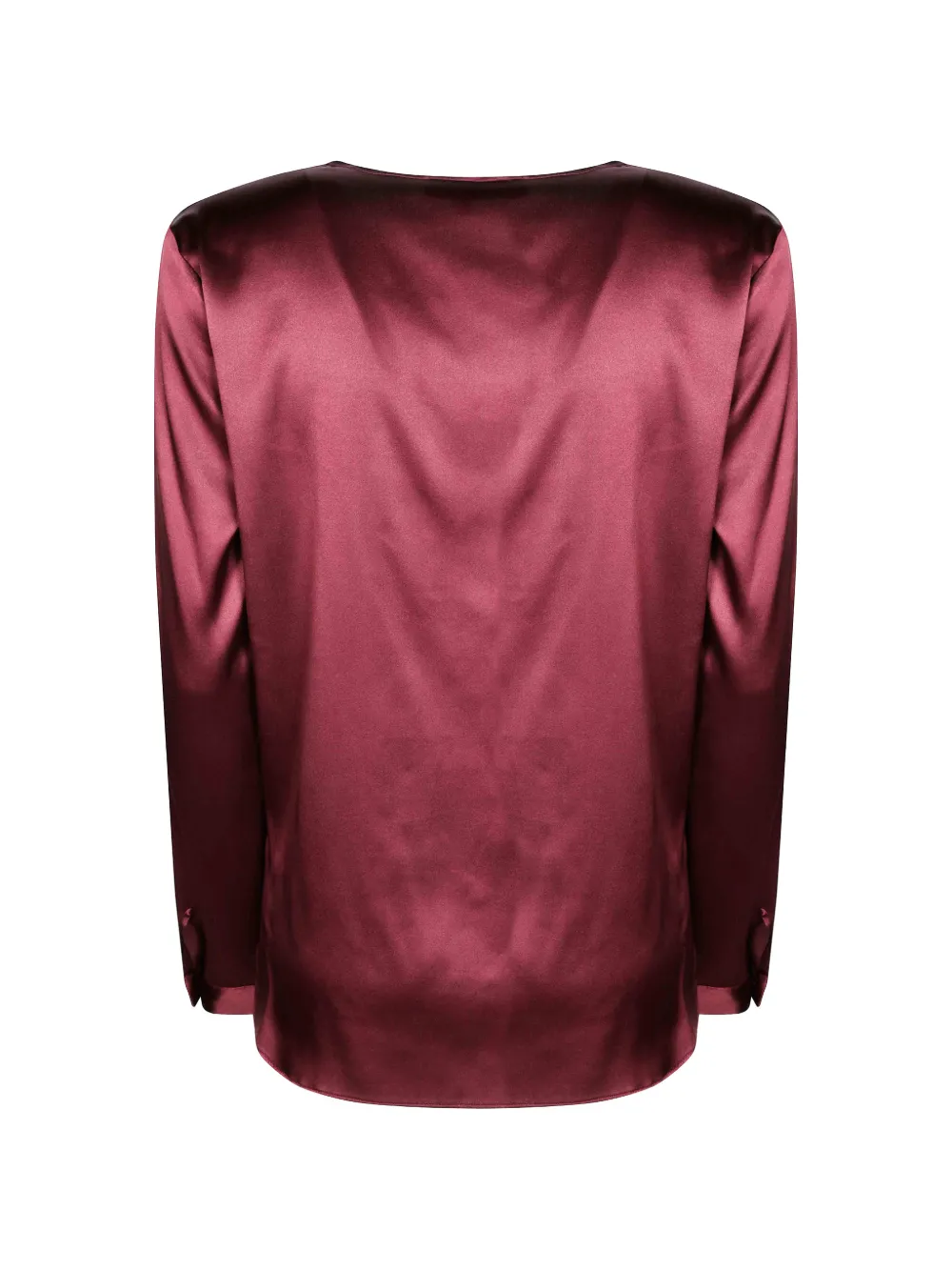 Antonelli Blouse met satijnen afwerking Rood