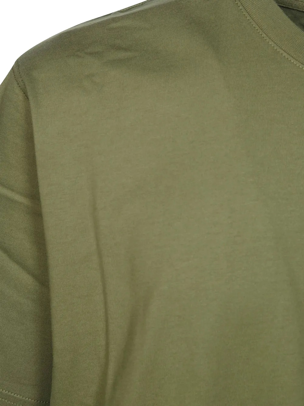 MC2 Saint Barth military green every cotton T-shirt Groen