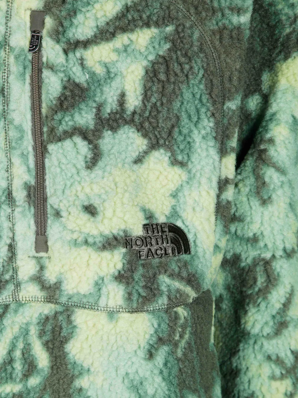 The North Face Extreme Pile 2 legerjack met print Groen