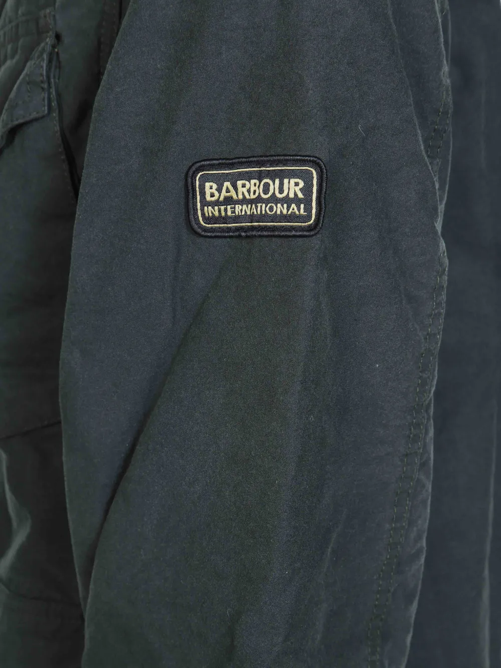 Barbour International Winter Drifter gewaxt katoenen jack Groen