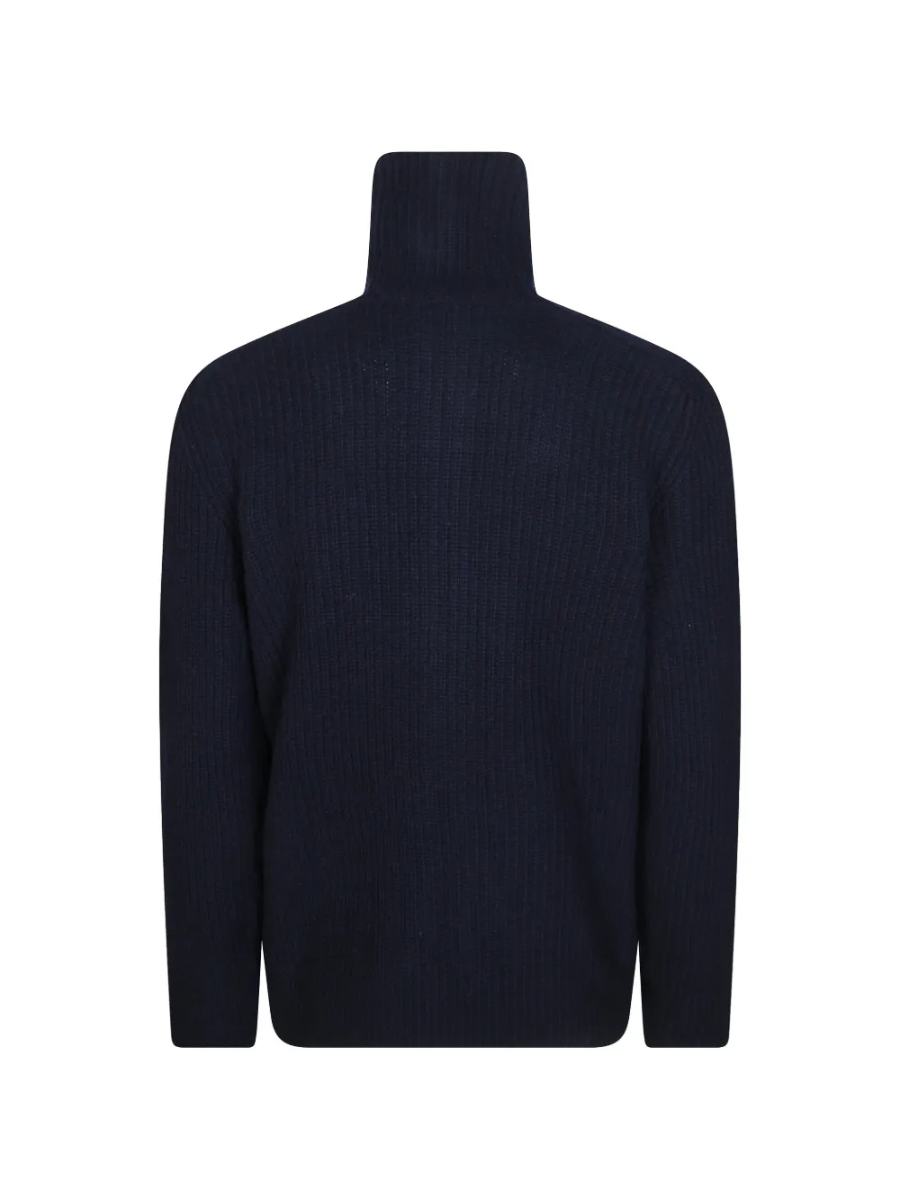 Tagliatore Ribgebreid vest Blauw