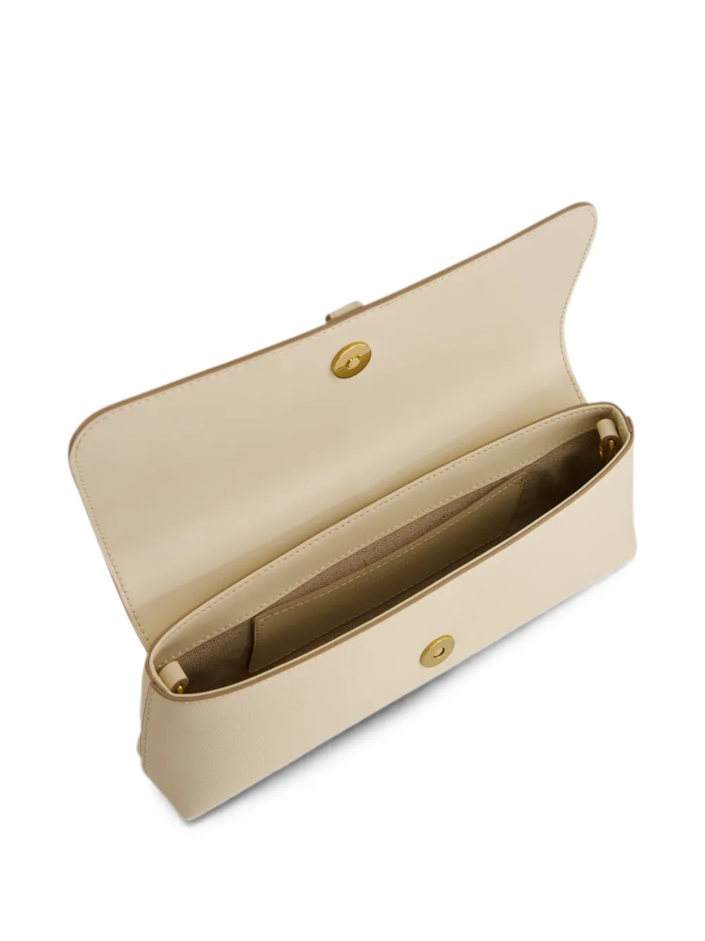 Stella McCartney Ryder clutch met hangslot Beige