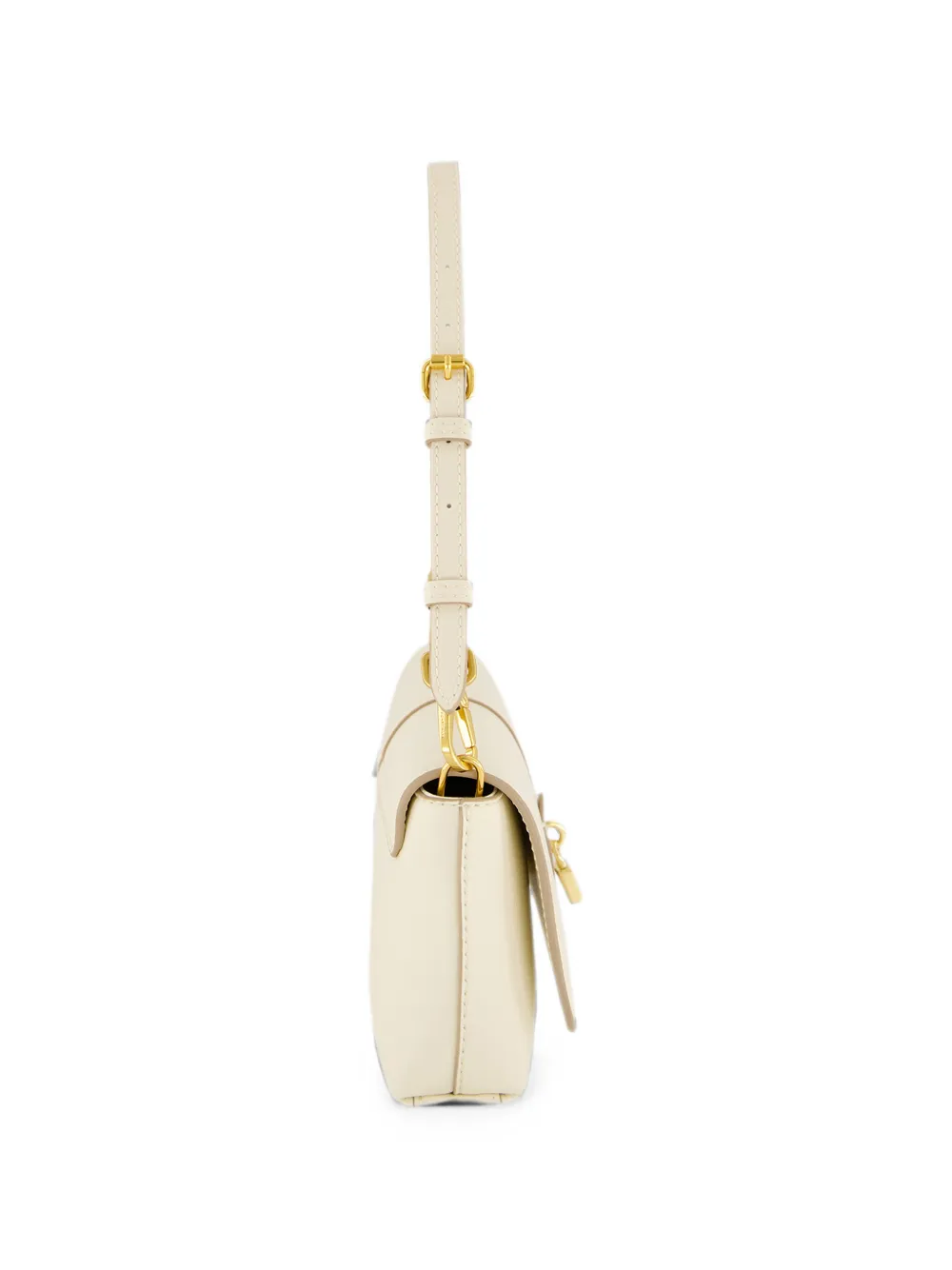 Stella McCartney Ryder clutch met hangslot Beige