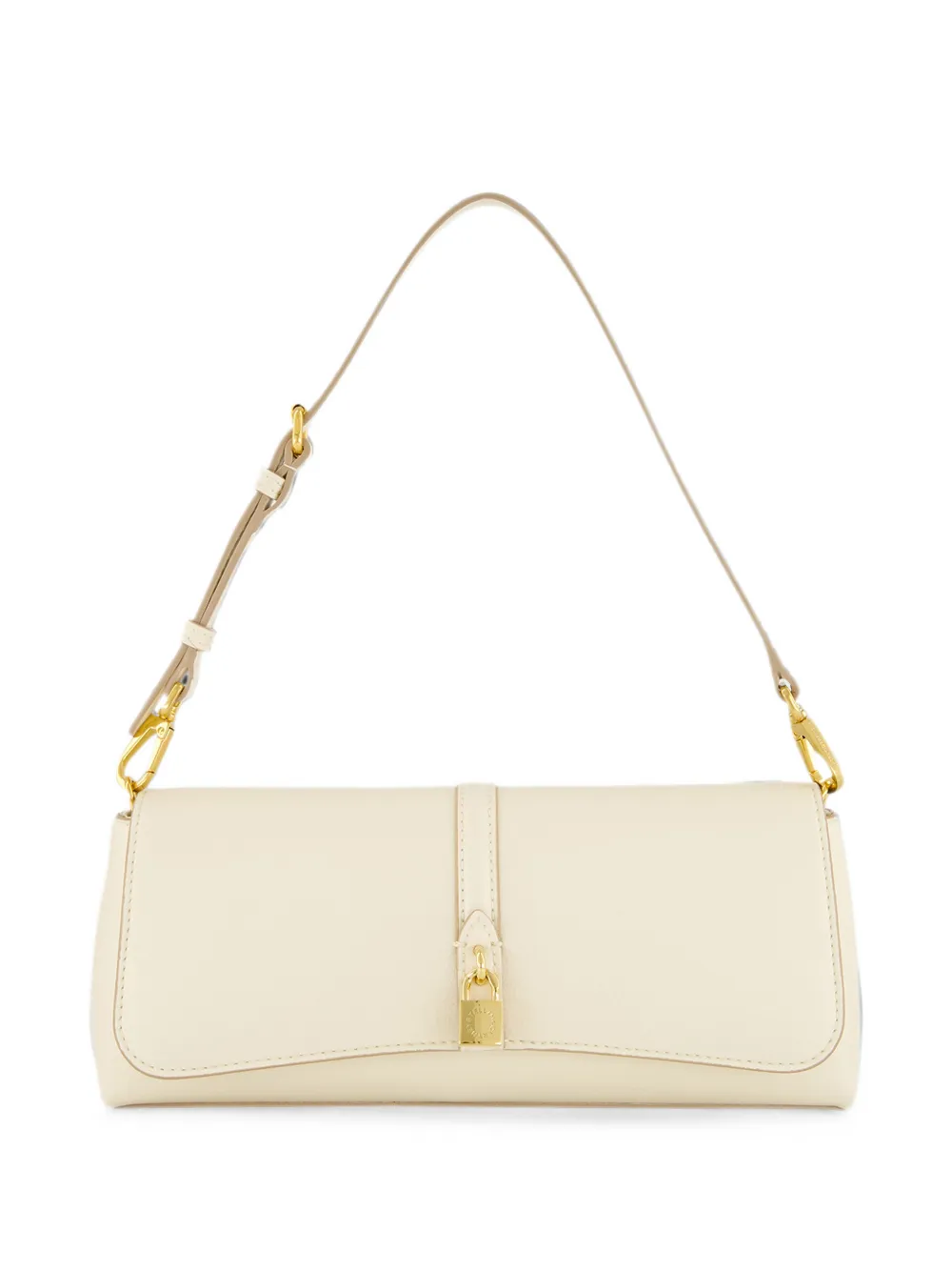 Stella McCartney Ryder padlock clutch bag - Toni neutri