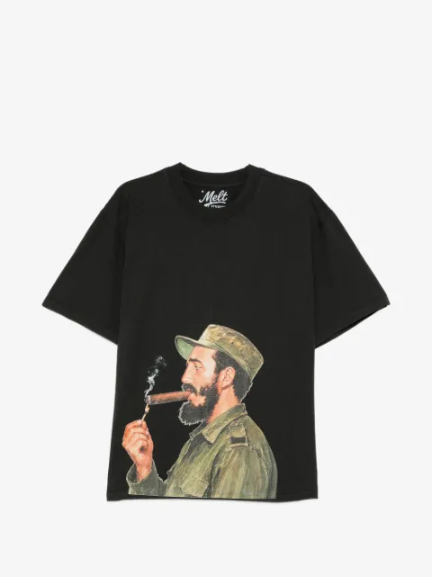 Melt graphic-print T-shirt