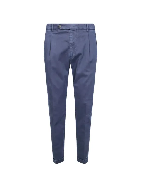 Berwich pleated-detail cuffed-hem trousers