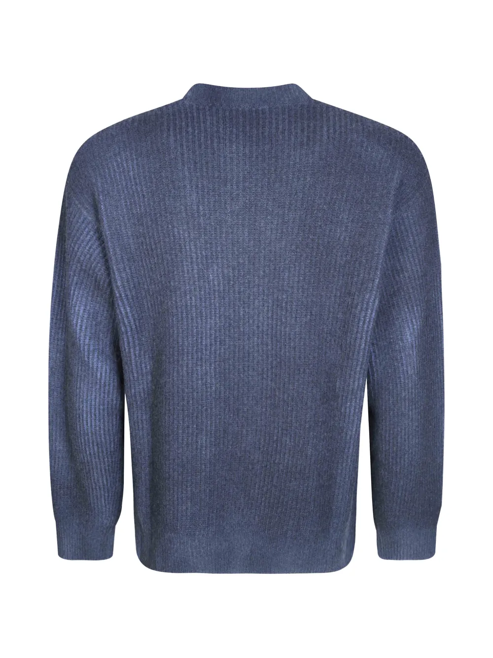 Diesel Trui van wolblend met zak Blauw
