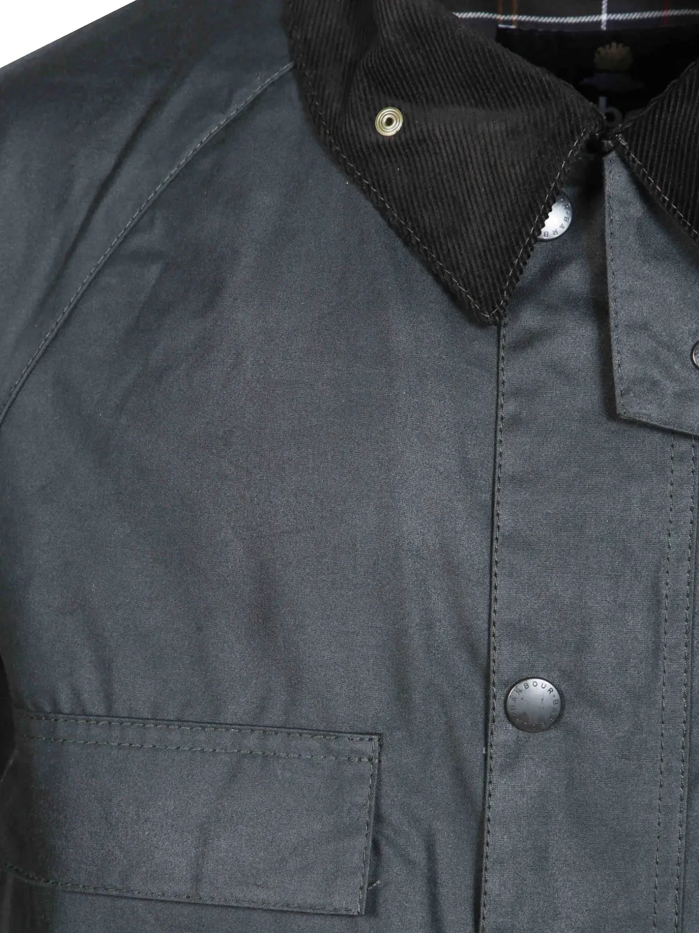Barbour Sugarlump Bedale gewaxt jack Groen