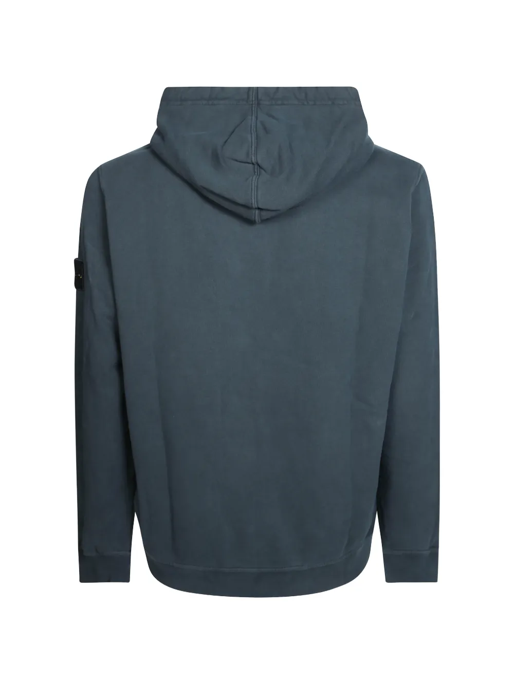Stone Island 6100048 geborstelde katoenen fleece sweater Groen