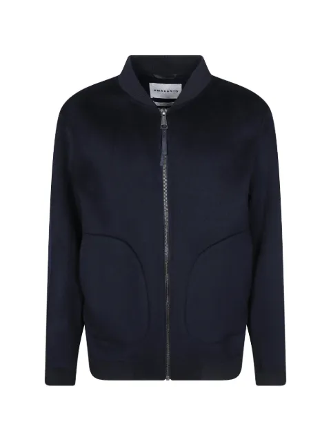 AMARÁNTO ribbed-trim bomber jacket