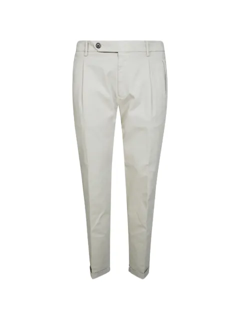 Berwich pleated cuffed trousers