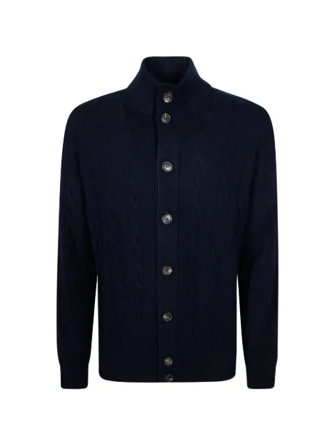 Filippo De Laurentiis cable-knit button-up cardigan