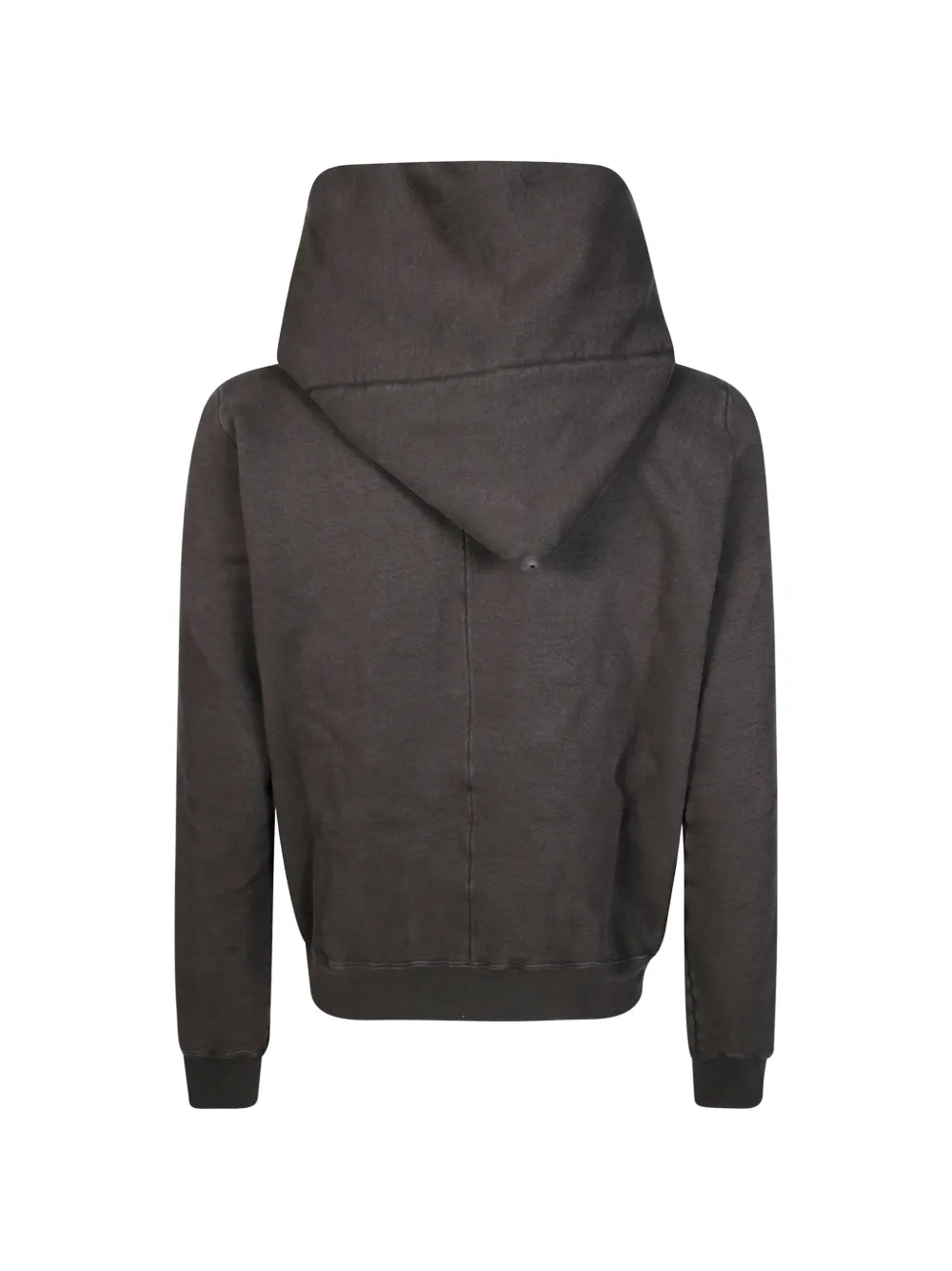 Rick Owens DRKSHDW Mountain hoodie met asymmetrische rits Bruin