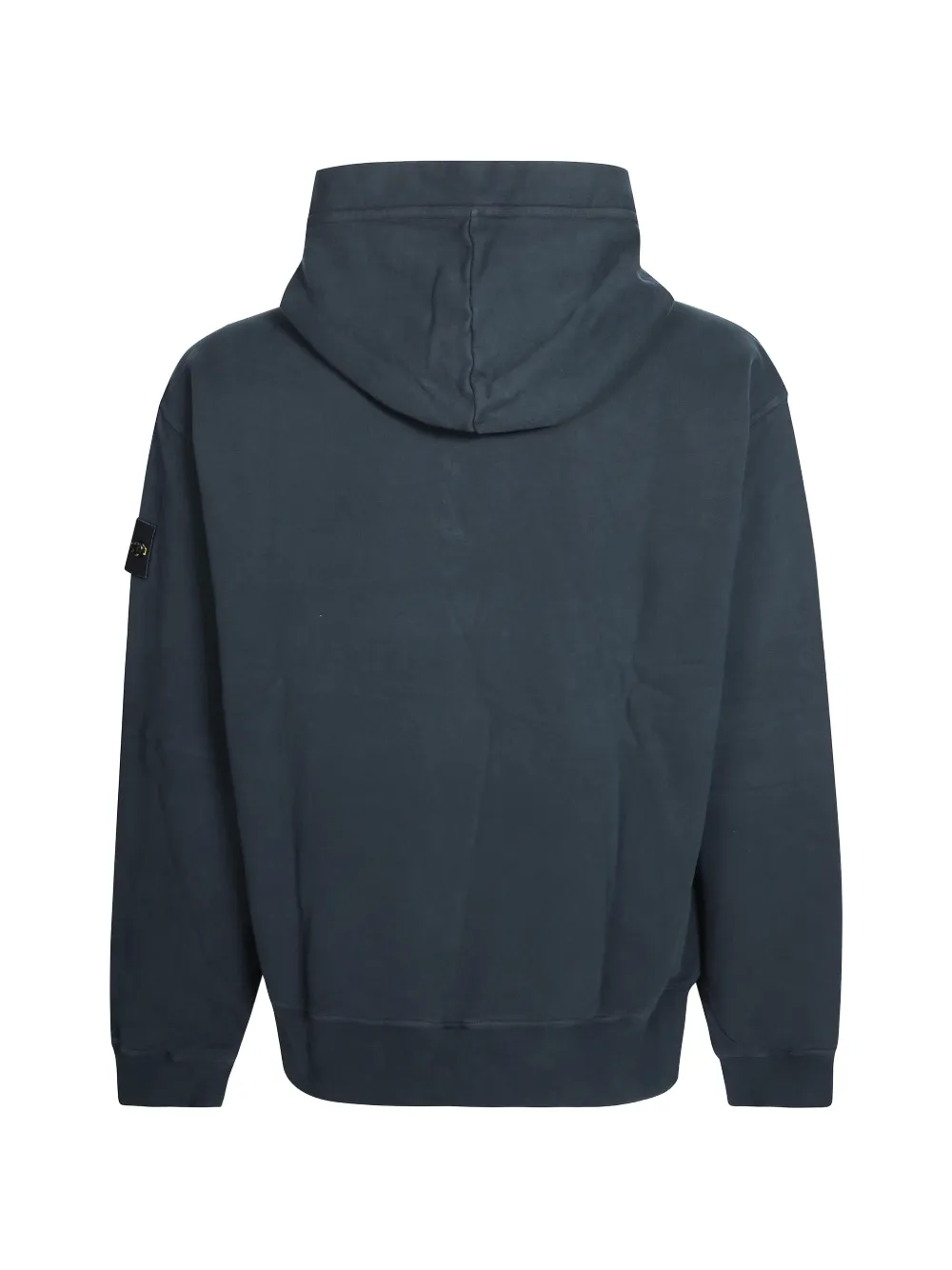 Stone Island Katoenen hoodie met logopatch en buidel Grijs